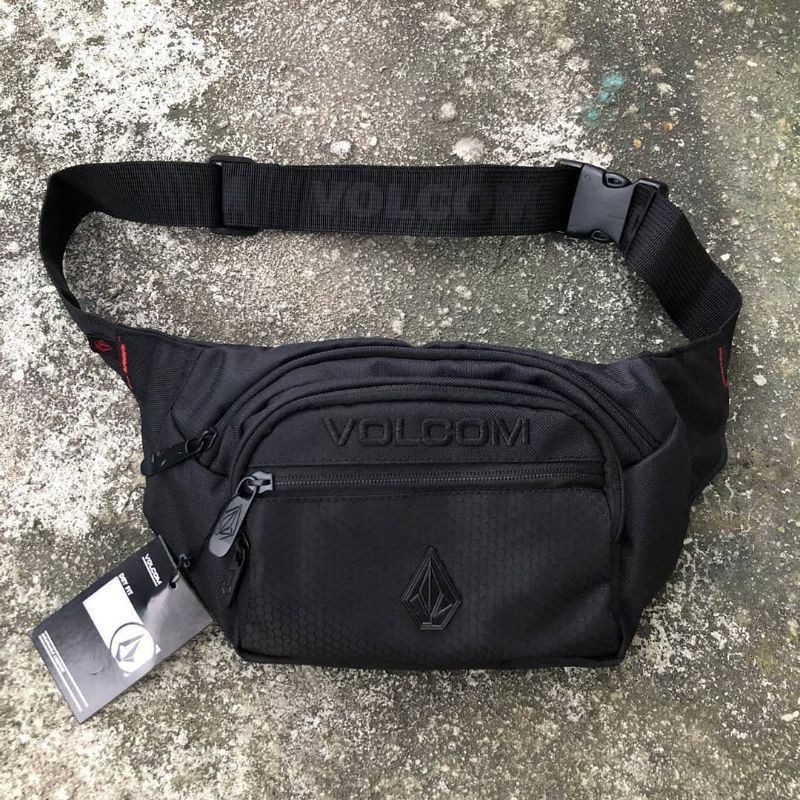 westbag volcom grade ORI import / Tas pria bahan tawon polyster / Tas distro