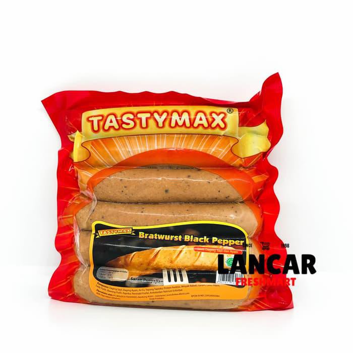 TASTYMAX BRATWURST BLACK PEPPER 500GR