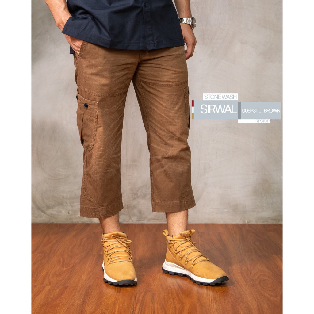 SIRWAL STONE WASH SAMASE LT BROWN -I006P3