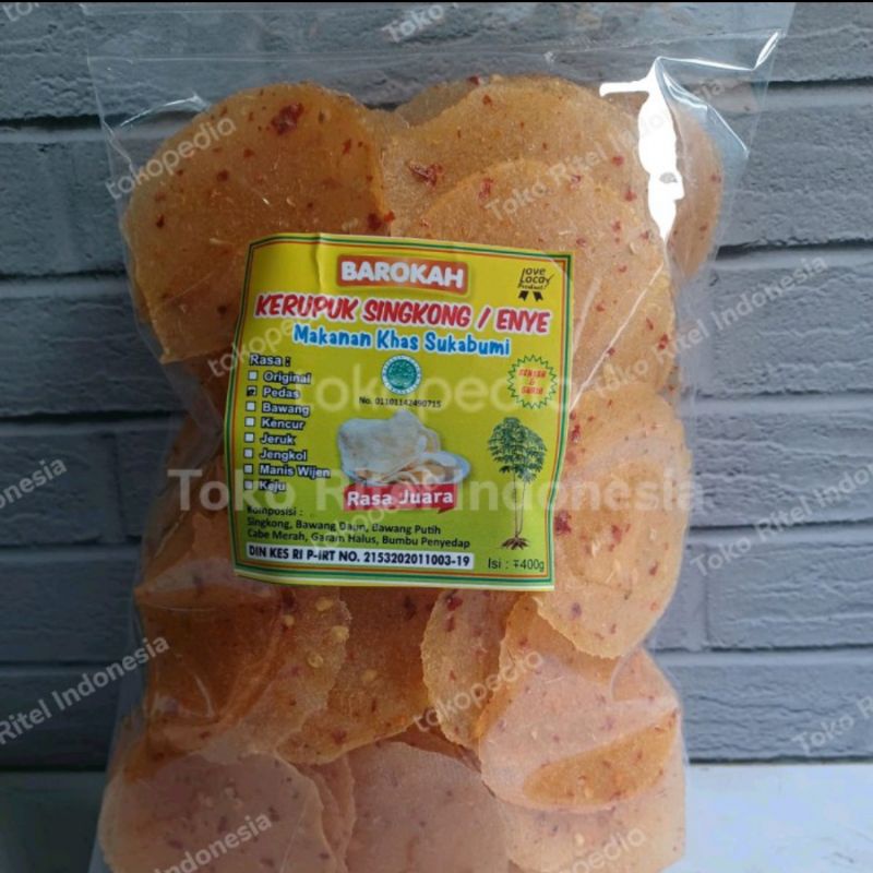

Kerupuk Singkong Mentah/Kicimpring Singkong/Kerupuk Enye Khas Sukabumi