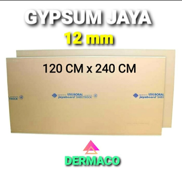 GYPSUM JAYA 12 mm / GYPSUM JAYA BOARD