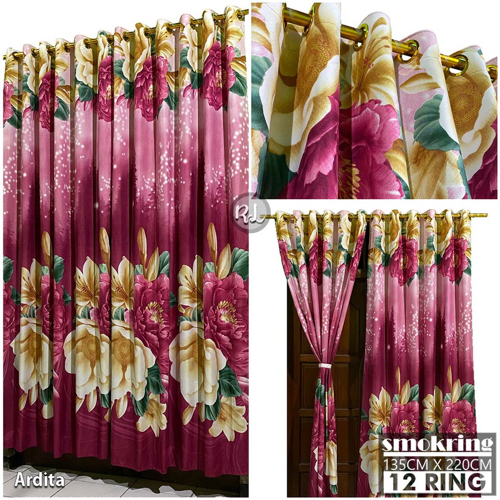  GORDEN  PINTU  DAN JENDELA  MODEL  SMOKRING 12 LUBANG MOTIF 