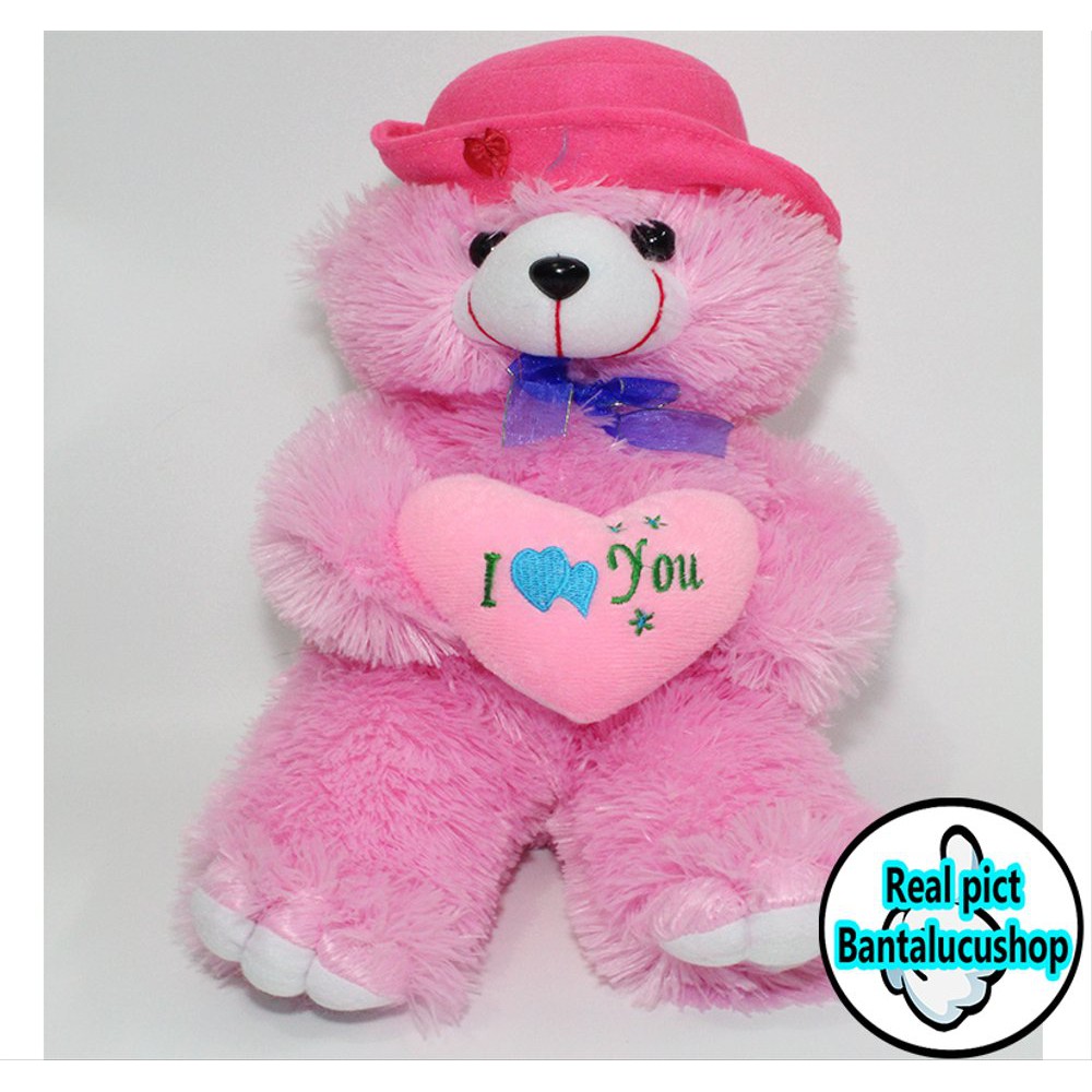 Stok terakhir Boneka teddy bear topi K  Grosir