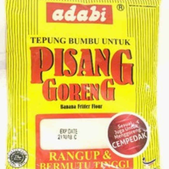 

Ds11 Tepung Pisang Goreng Crispy Adabi G6B040B1