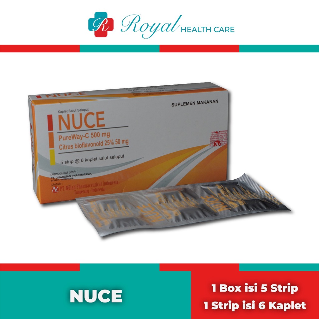 NUCE BOX 30 Tablet Membantu Mempertahankan Sistem Imun/Kekebalan Tubuh