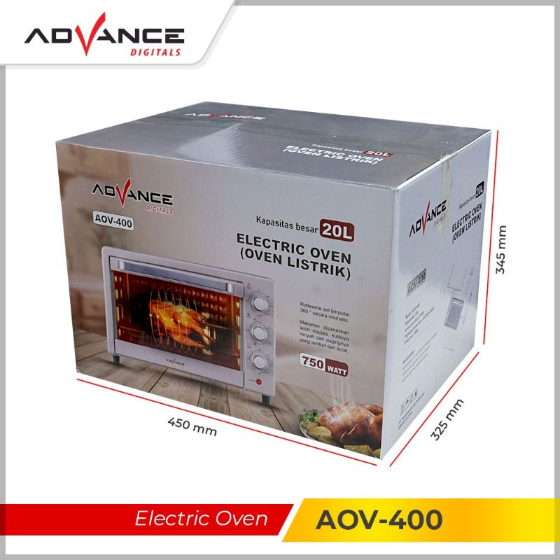 advance AOV 400 oven listrik