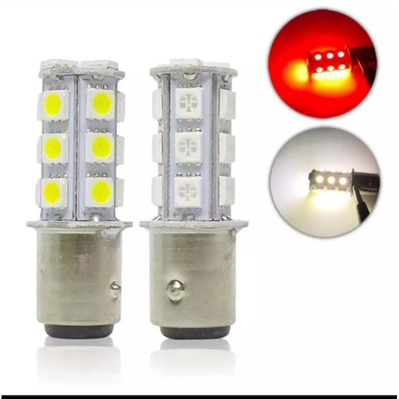 Lampu REM STOP BERHENTI KAKI 2 KEDAP KEDIP 18LED Strobo Sign Lamp Strobe / LAMPU LED RGB KEDIP MOBIL