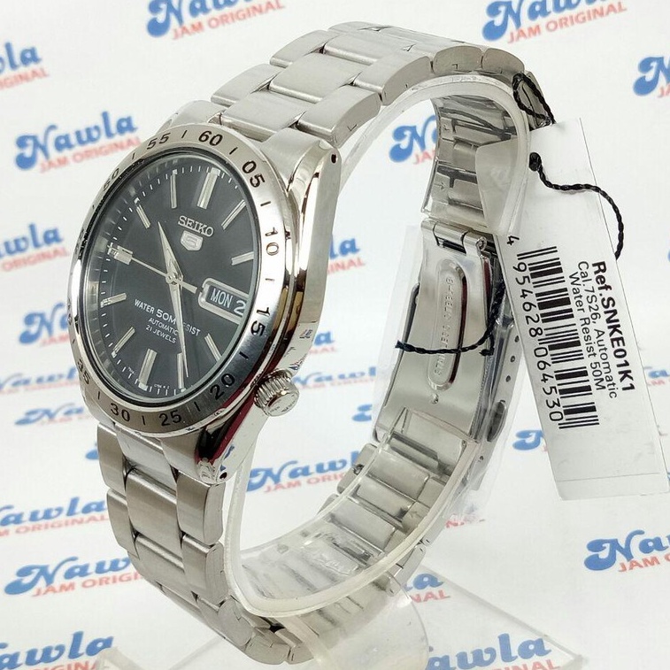 Seiko 5 SNKE01K1 Automatic Black Dial - Jam Tangan Pria SNKE01