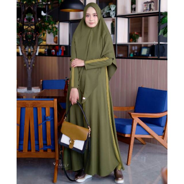 Gamis Dress Qeza Busui Original Amily