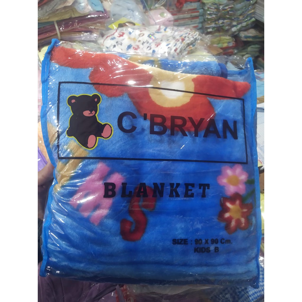 Selimut Bayi Bulu C'Bryan Ukuran 90 x 90 Selimut Bayi C Bryan