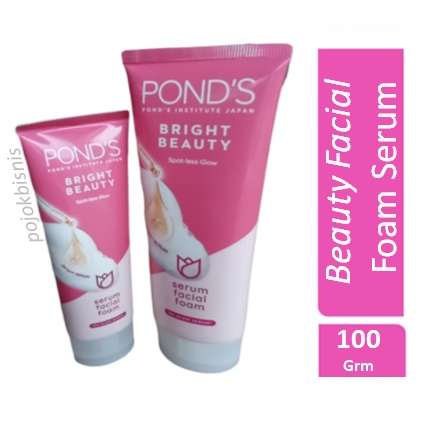 PONDS FACIAL FOAM BRIGHT BEAUTY / FACIAL WASH / SABUN MUKA / SABUN CUCI MUKA 100gram