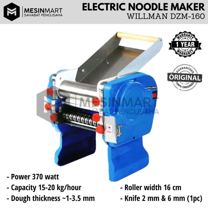 

Mesin Penggiling Mie/ Noodle Maker WILLMAN DZM-160 (2mm & 6mm)