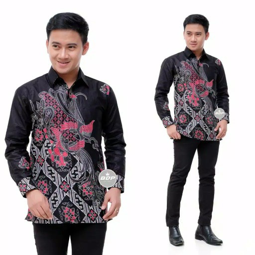 Batik Couple Keluarga Sania Ruffle Ori Ndoro Jowi Dnt Velvet Merah