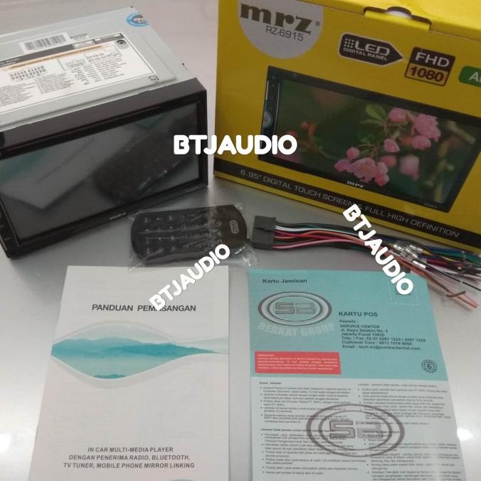 Head Unit Tape Tv Mobil Double Din Mrz Rz-6915 Mirrolink,Usb Mp4/Mkv