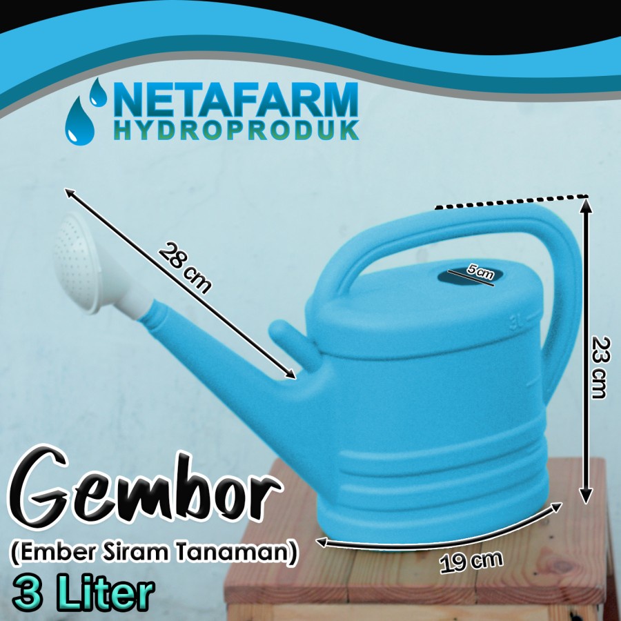 Gembor Air Ember Penyiram Tanaman Watering Can 3 Liter