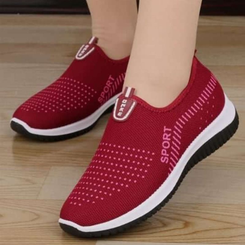 sepatu slip on wanita onke/sepatu slip on wanita tanpa tali