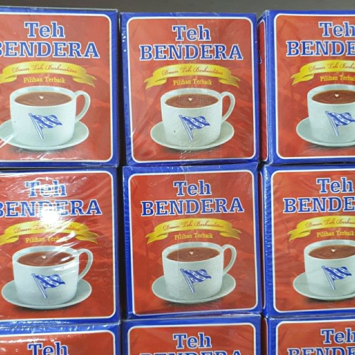 

B0621D Teh Bubuk Saring Cap Bendera Ekspor 250Gram 054