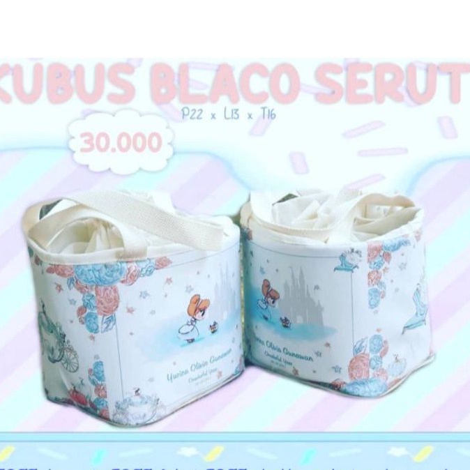 souvenir ultah tas kubus serut