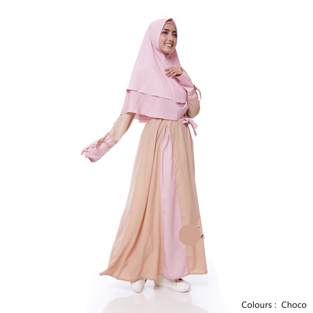 Setelan Gamis Wanita Maira Syari Dress Gamis Baju Gamis Wanita |
