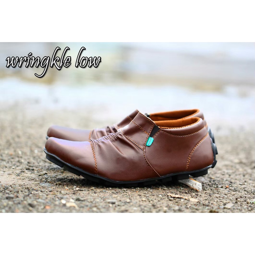 Sepatu Kickers Casual Formal Santai Kantor Kuliah Kerja Dinas Pantofel Vantopel PDH PDL Dishub Polri