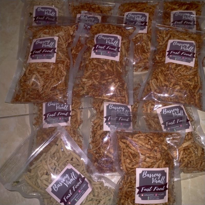 

Basreng daun jeruk virall 100gr gurih renyah