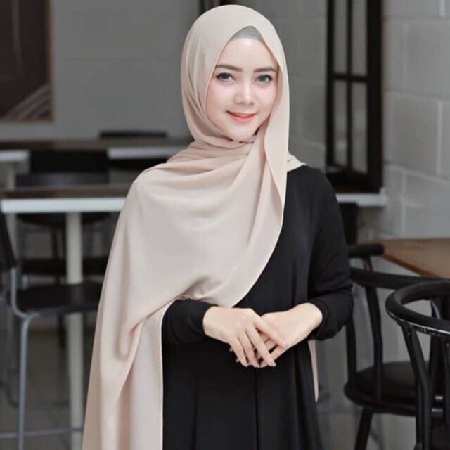 (LEBIH PANJANG 15cm) JAHIT TEPI PASHMINA SABYAN DIAMOND UKURAN 165x75cm-6