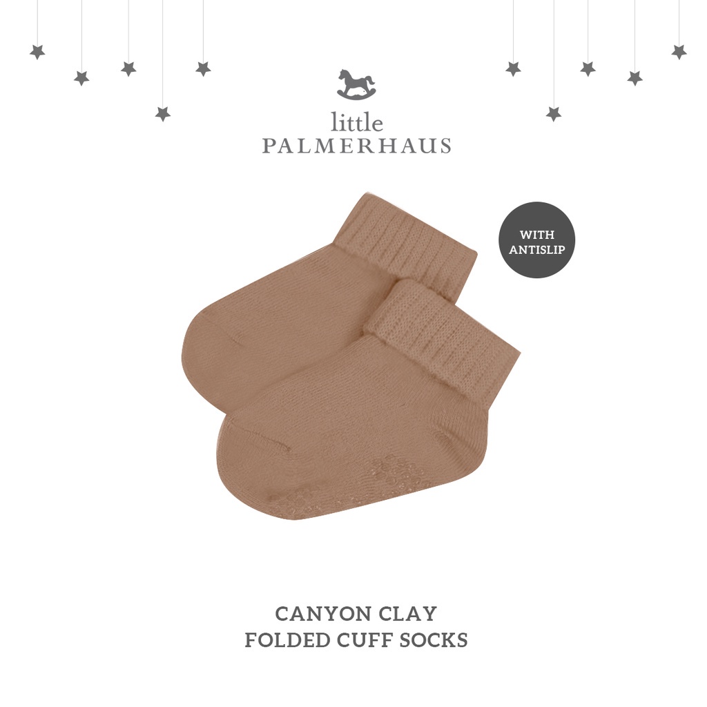 Little Palmerhaus Folded Cuffs Sock Antislip - Kaos Kaki Bayi