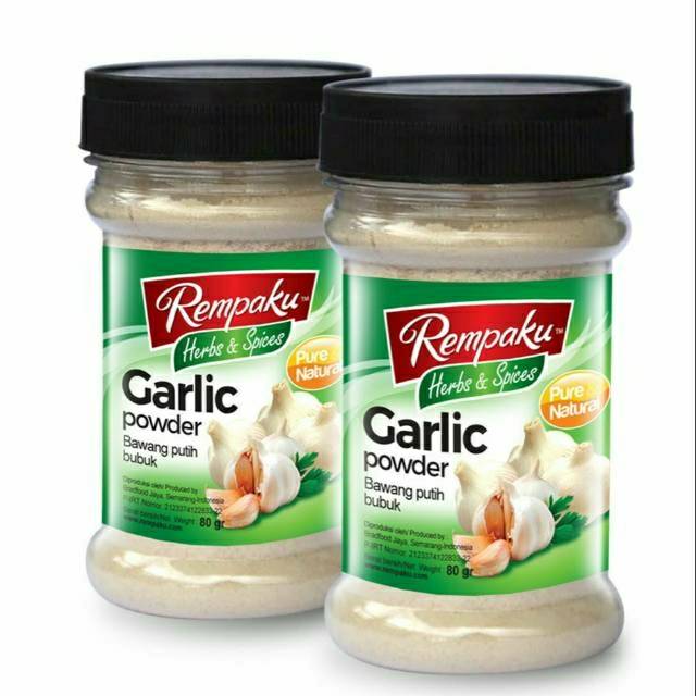 

REMPAKU GARLIC POWDER / BUBUK BAWANG PUTIH 80 GR