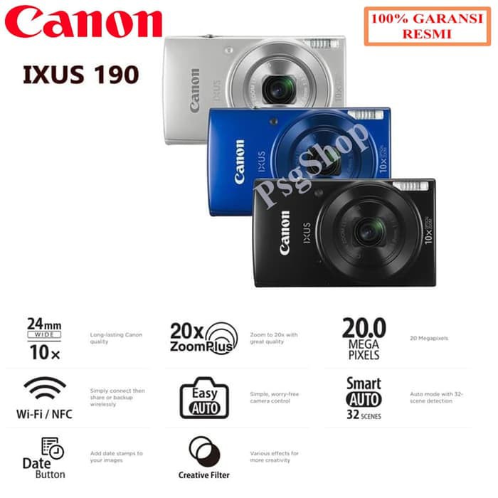 CANON IXUS 190 kamera digital canon wifi Kamera CANON digital wifi