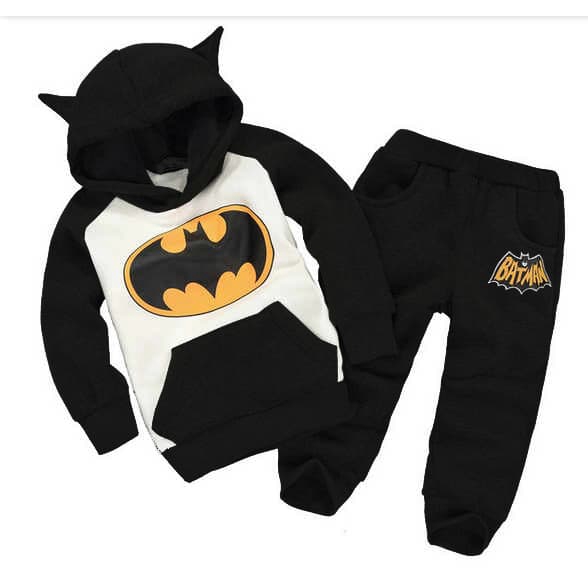 Setelan Baju Anak 3 tahun - 5 tahun / Baju Anak Laki-laki / Baju Set Batman / umur 3 4 5 Tahun / WK2