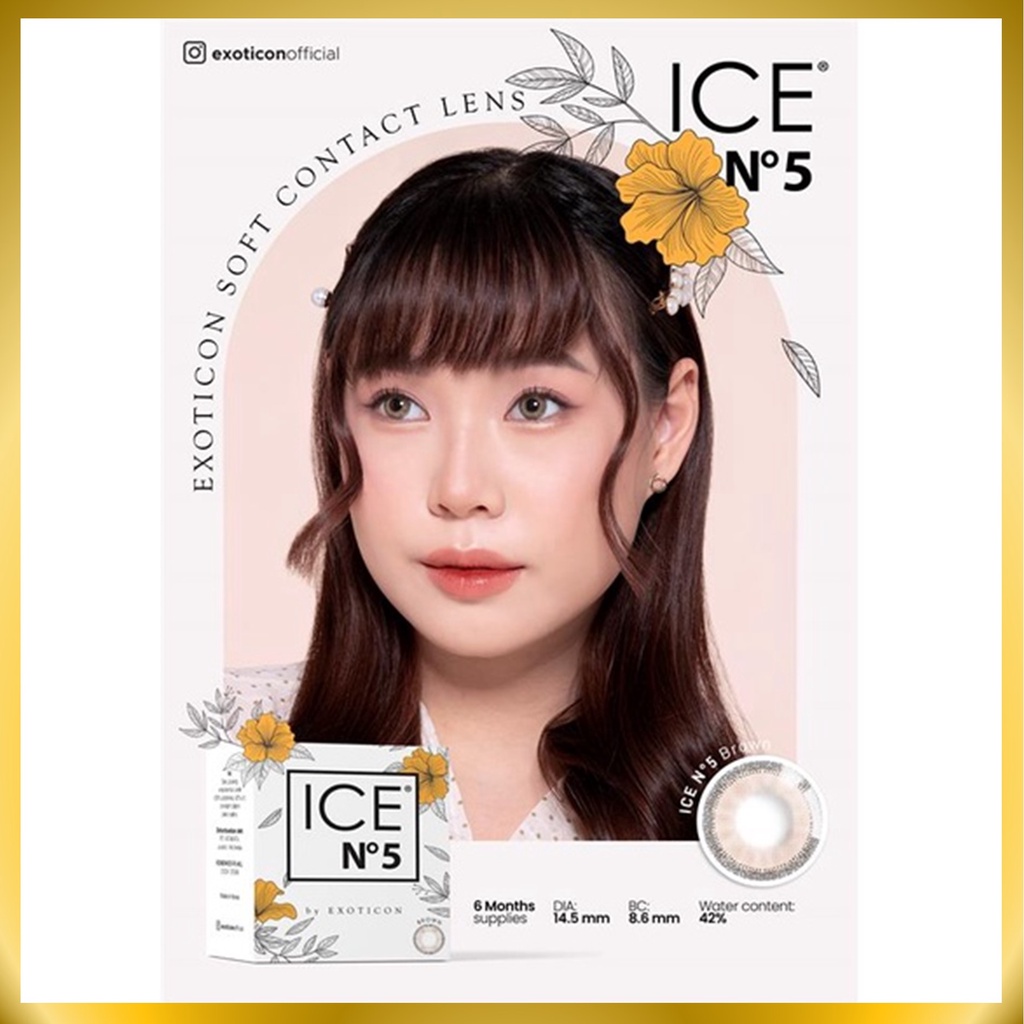 {BISA COD} SOFTLENS ICE N5 MINUS BY EXOTICON -2.75 SD -6.00