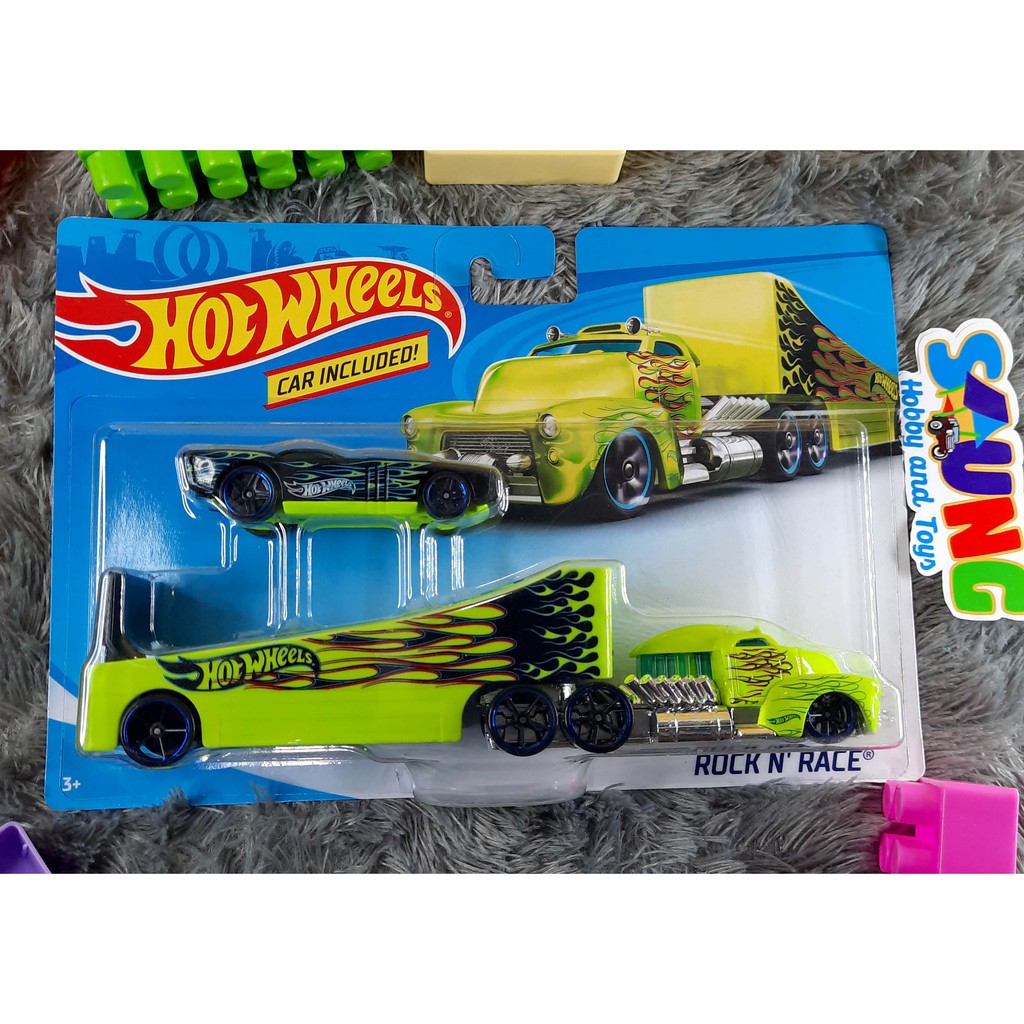 HOTWHEELS ROCK N RACE GOVNER TRANPORTER SUPER RIGS - HOT WHEELS GOVNER MURAH