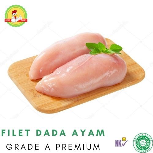 

BAH Boneless Dada Ayam Fillet 1 Kg Frozen Halal MUI