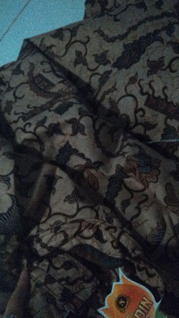 Tunik Batik Serut Tunik Batik Sogan  Seragam Kerja Baju Batik Tunik Muslim