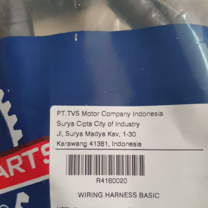 Kabel Body Dazz Karbu (wiring harness basic) TVS ORI