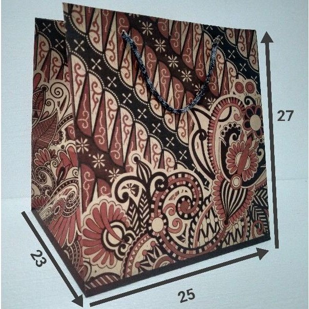 paperbag dos nasi  P25xL23xT27 batik mewah