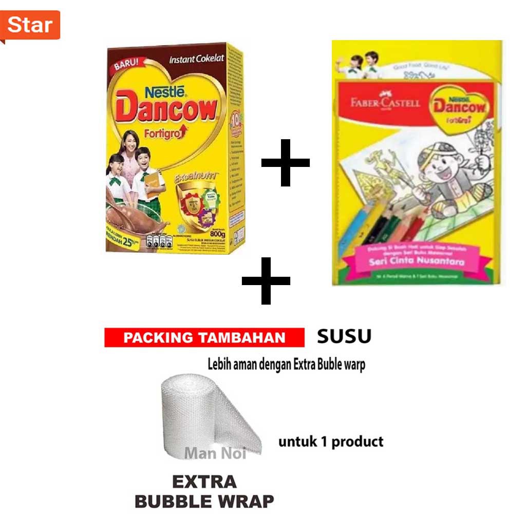 

Dancow Instant Coklat 800Gr FREE BONUS.MAN NOI.TANGERANG