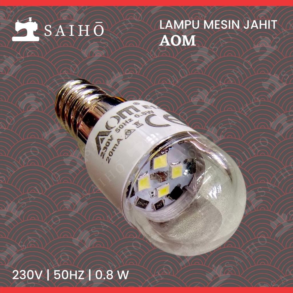 [AOM] Lampu Bohlam LED Mesin Jahit 0.8 W