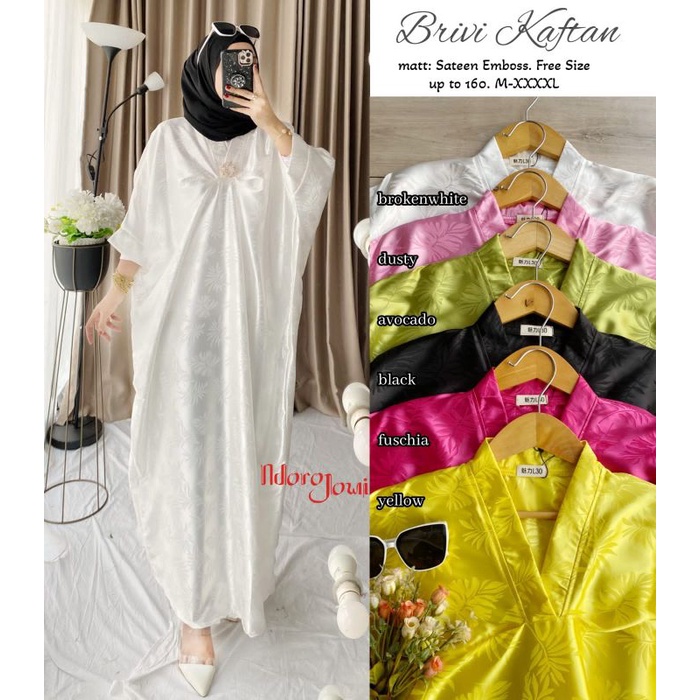 Kaftan Jumbo Import Mewah Cantik Brivi Gamis Kaftan Murah