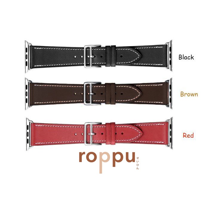 Roppu Leather Strap for Apple Watch