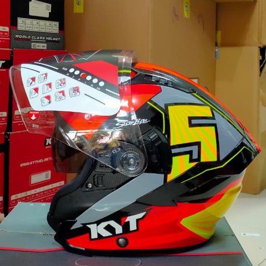 HELM KYT NFJ FLUX JAUME MASIA REPLICA HALF FACE