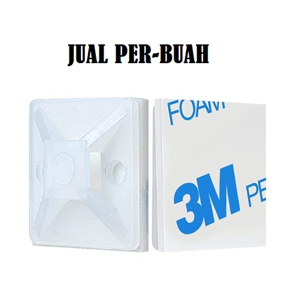 Jual Dudukan Kabel Tis X Mm Cable Ties Mount X Cm Pengait Pengikat Cable Tis Clamp