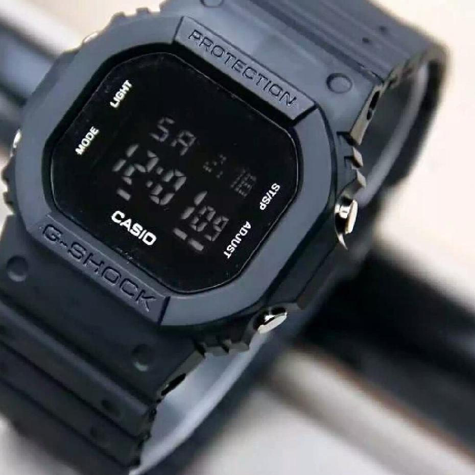 Terjangkau-- (jakarta)Jam Tangan Pria Casio Gshock Protection DW 5600 Full Black