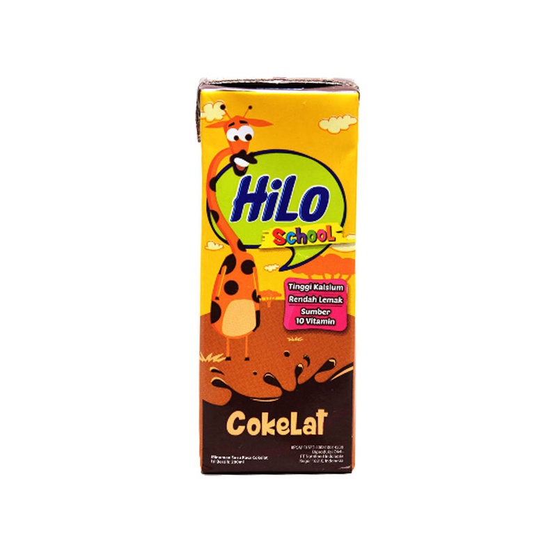 

HiLo School Chocolate RTD 200 ml Paket isi 2pcs