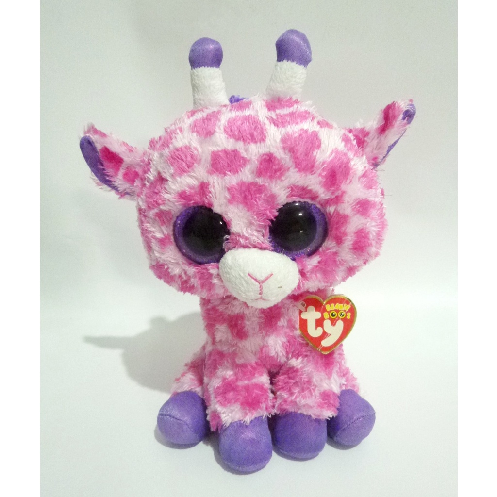 Boneka Ty Beanie Boos Twigs Pink Giraffe Original Boneka Jerapah Big