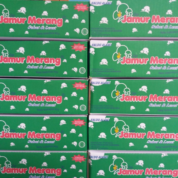 

Siap Kirim Kaldu Alami Cap Jamur Merang Kemasan Sachet 1 Dus - Rasa Jamur