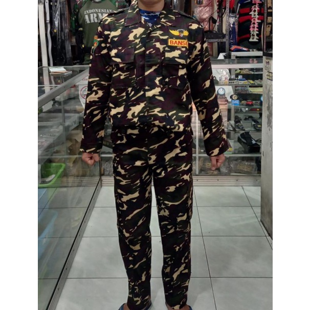 SERAGAM BANSER KATUN TWILL ANTI LUNTUR