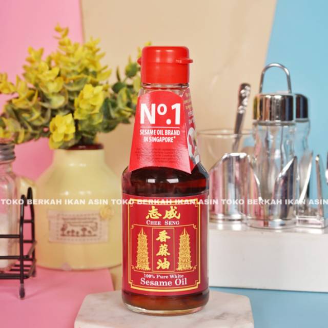 

Minyak Wijen Chee Seng Pagoda 160ml / 100% Pure White Sesame Oil