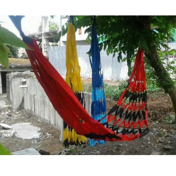 Tempat Tidur Gantung Camping- Hamok - Hamock - Hamuk - Ayunan tali rajut ayunan jaring