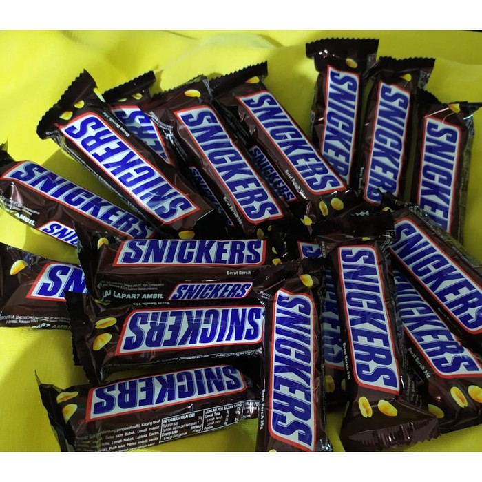 

Snickers 51 gram coklat import snack murah dan enak